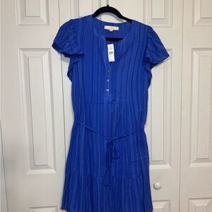 LOFT Blue Mini Dress